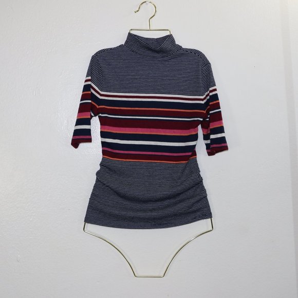 Arizona Jeans Mock Neck Tshirt - Picture 1 of 5